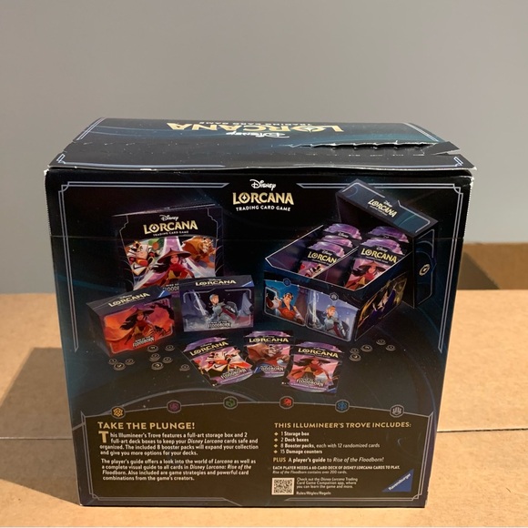 NEW Disney Lorcana TCG Rise of the Floodborn Illumineer's Trove Box SEALED - Picture 2 of 6